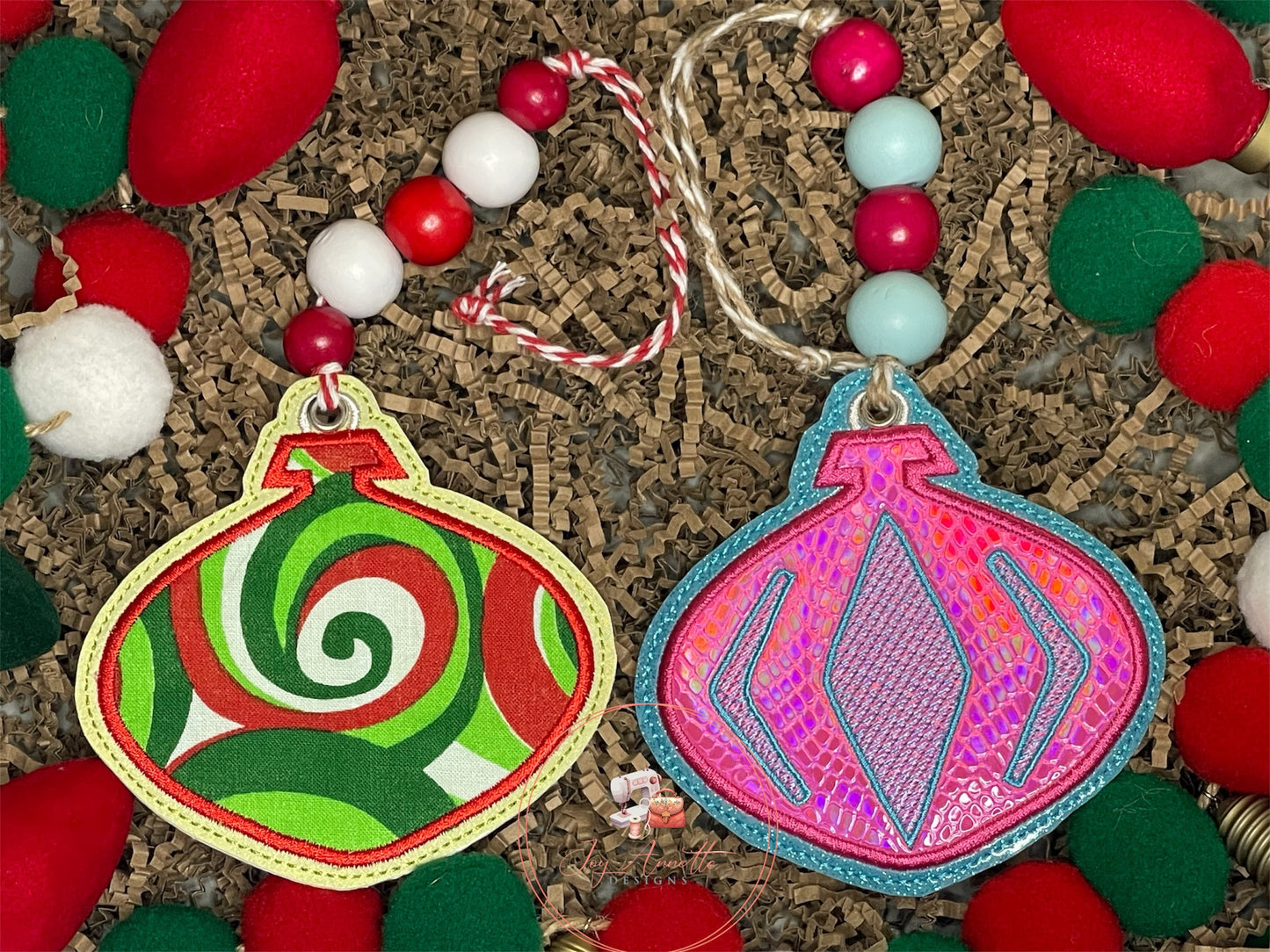 Retro Applique' Ornament