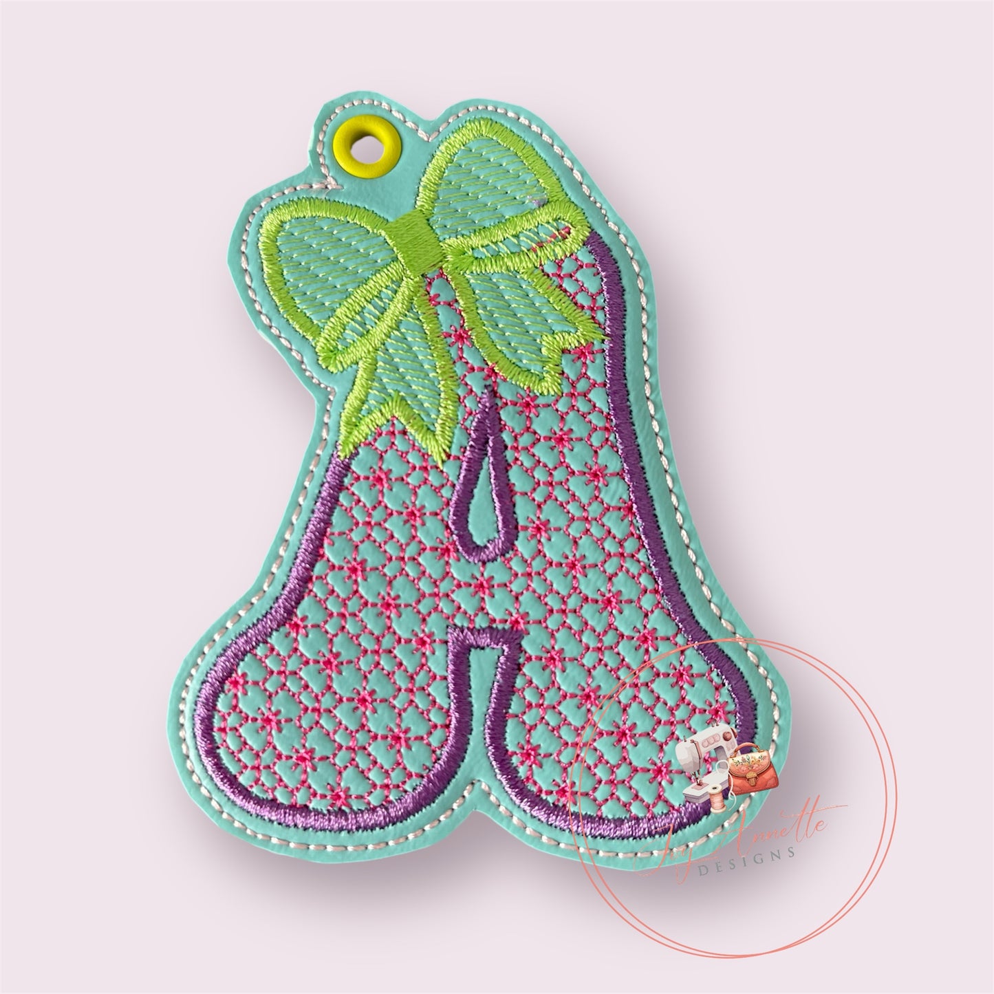 Large Bow Alphabet Charms-Bag Tags