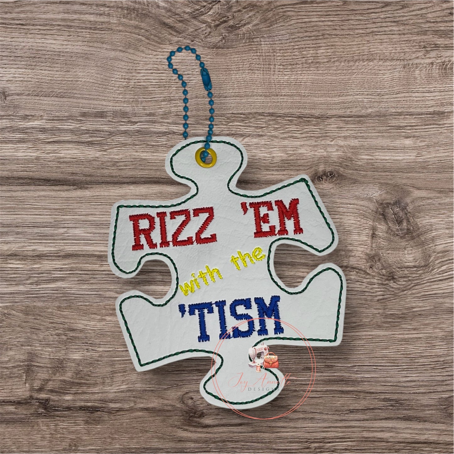 Rizz 'Em with the 'Tism Bag Tag