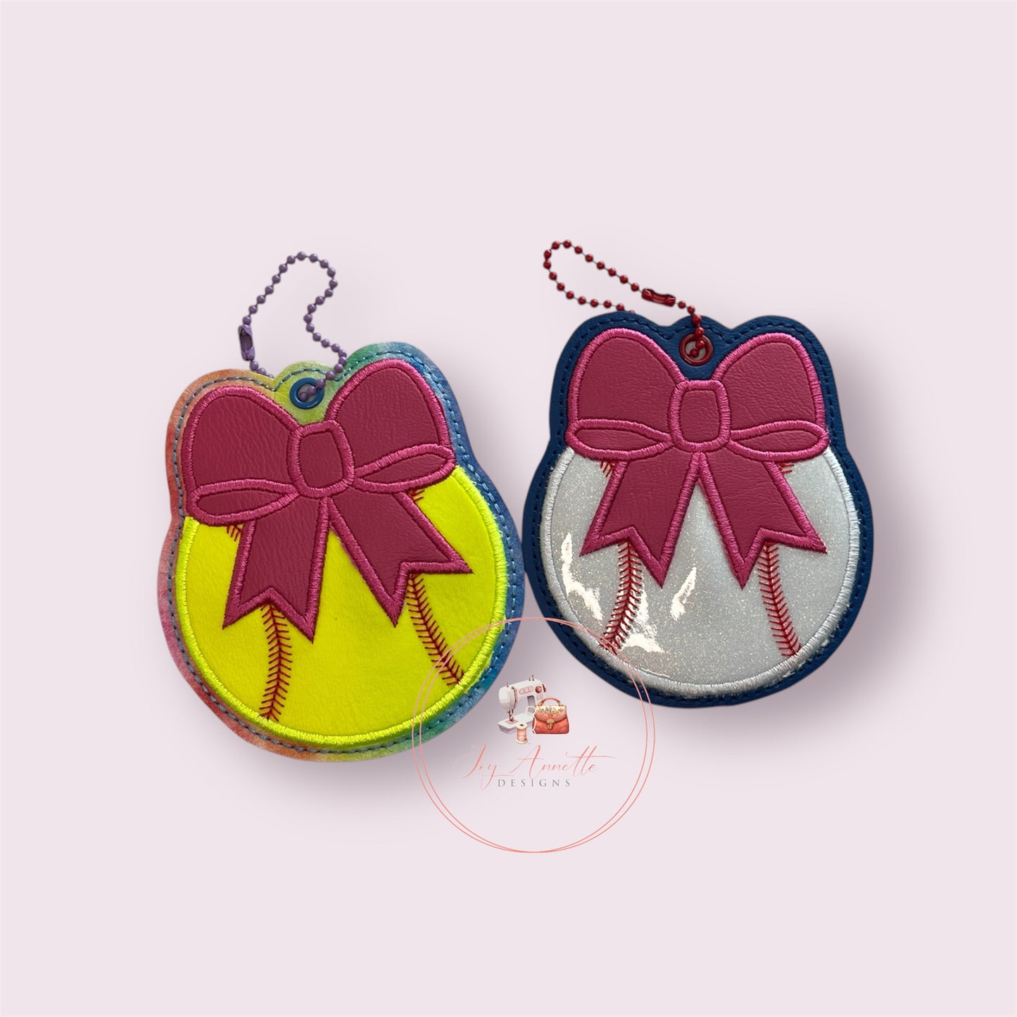 Bow Softball-Baseball Bag Tag