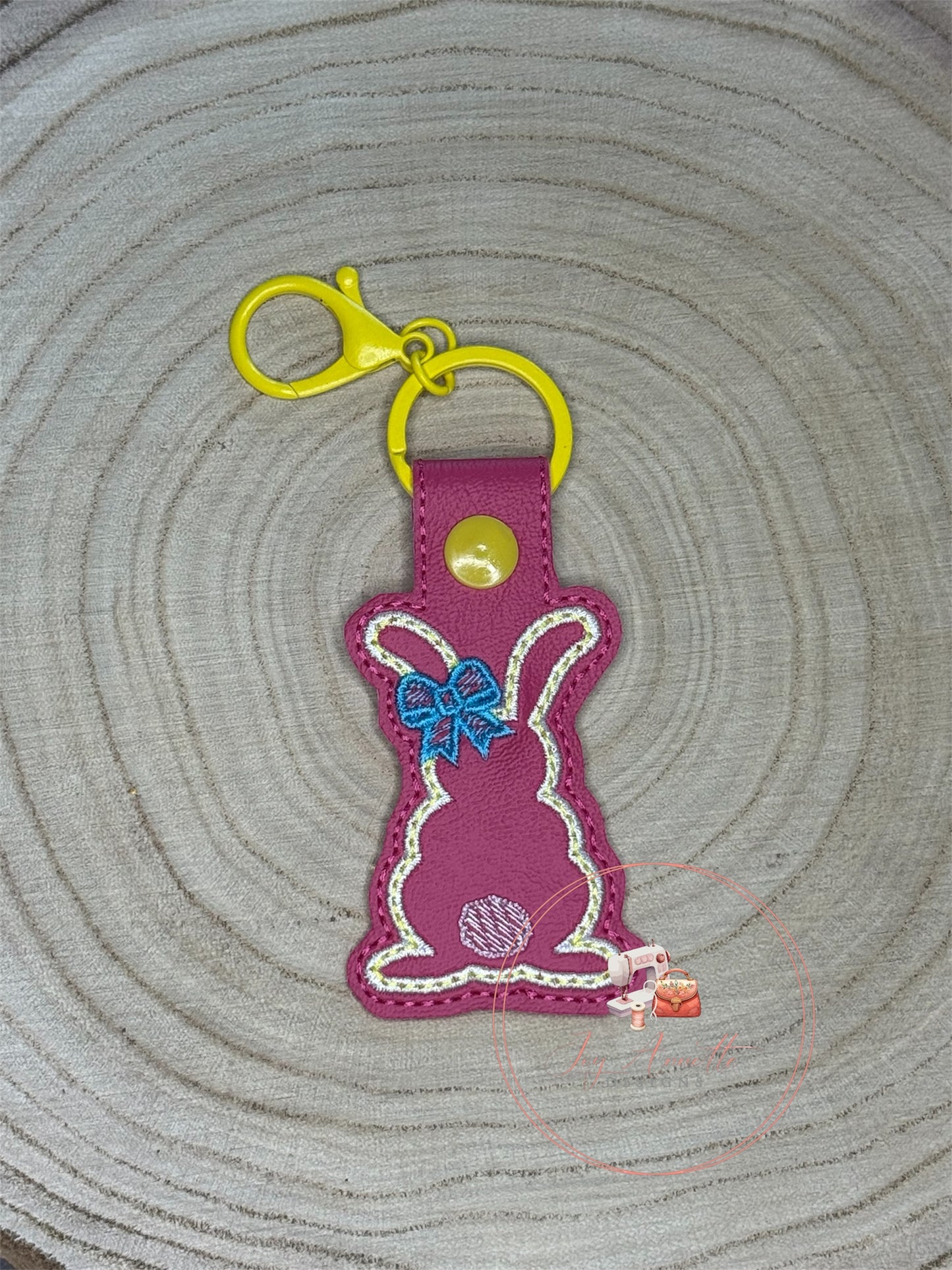 Bow Bunny Snap Tab