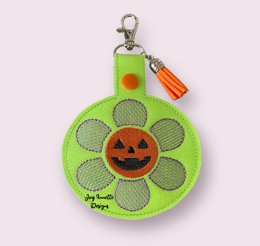 Jack O' Lantern Daisy Snap Tab