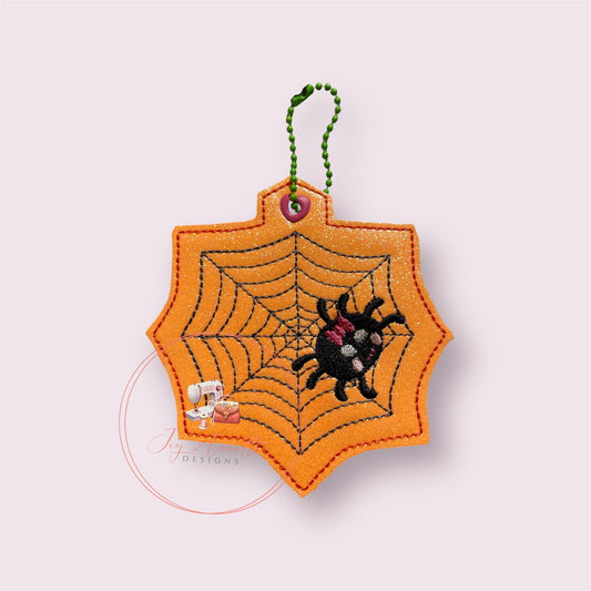 Spider's Web Bag Tag