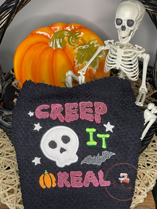 Creep It Real Embroidery Design