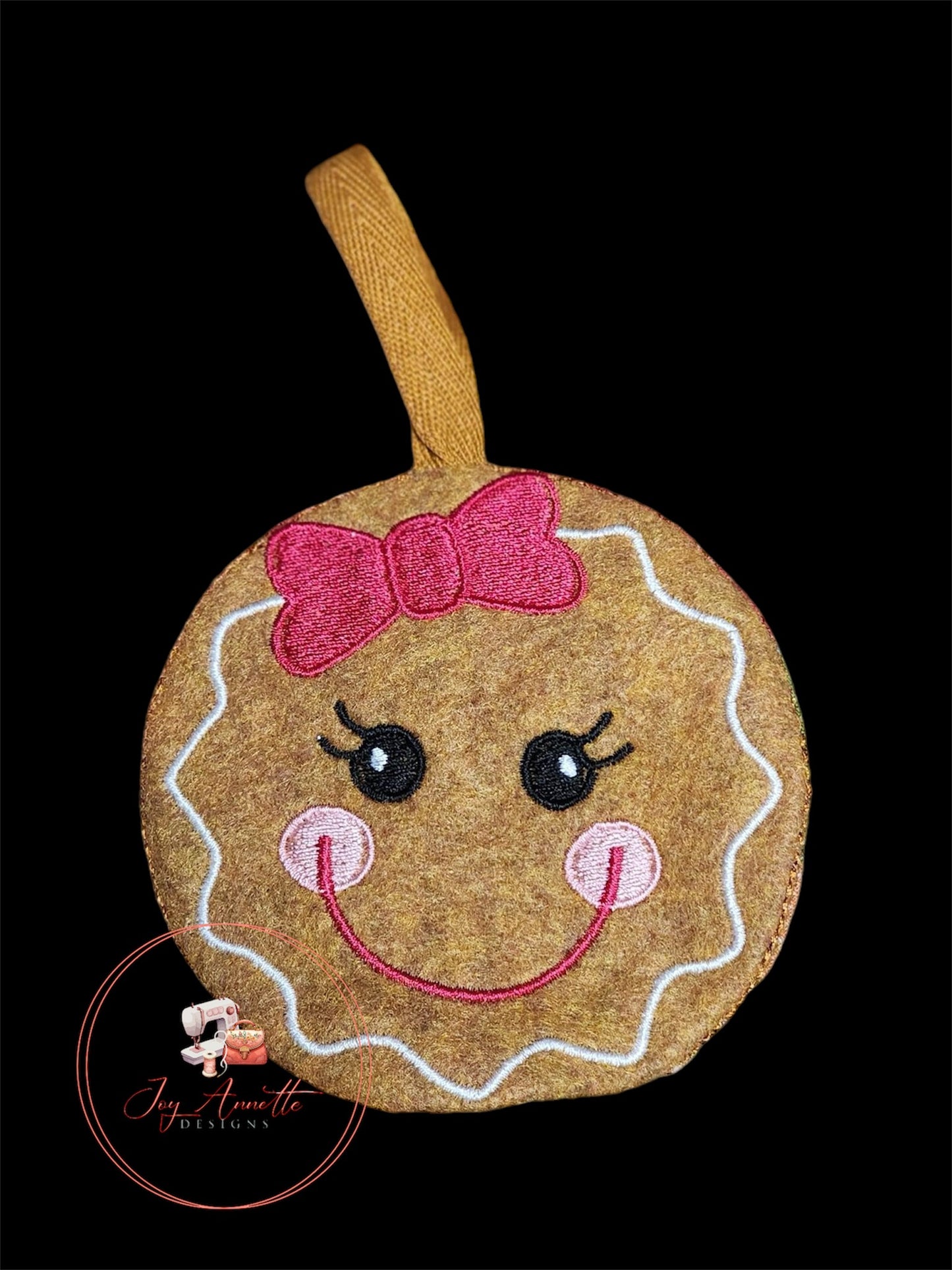 Gingerbread Boy and Girl Stuffie Bag Tag