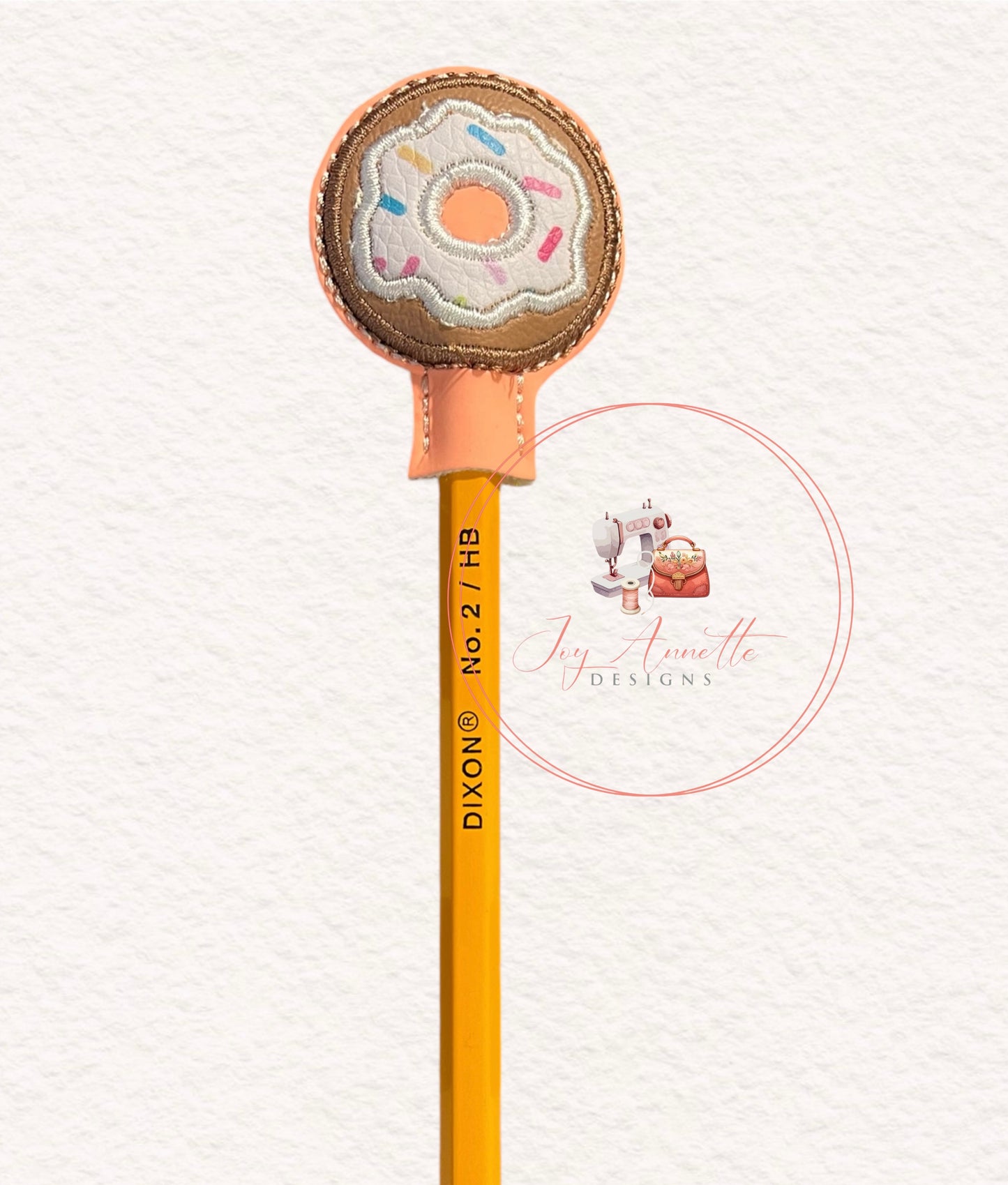 Applique' Donut Pencil Topper