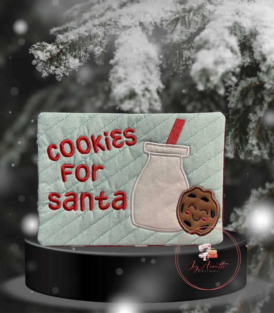 Cookies For Santa Mug Rug