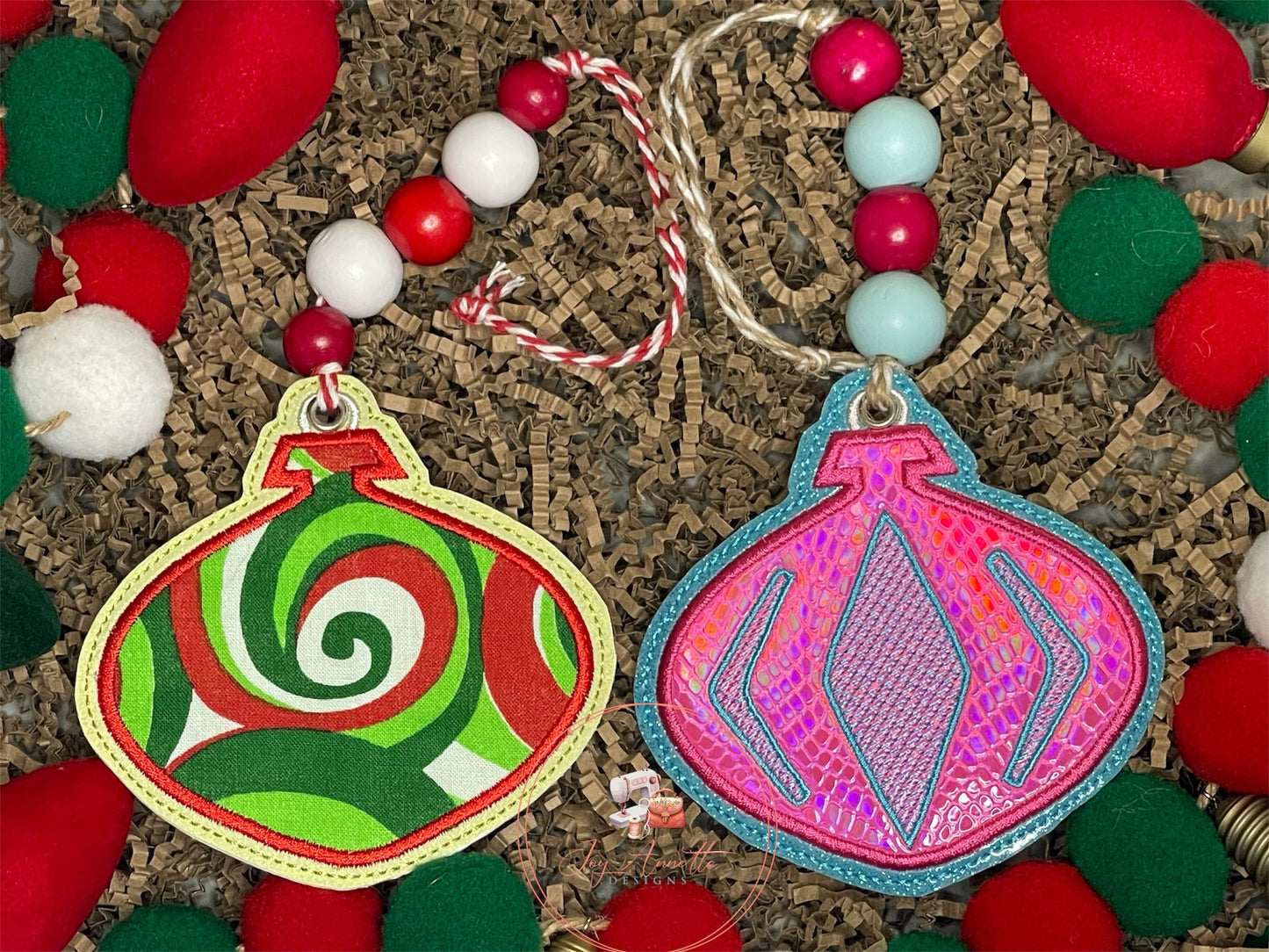 Retro Applique' Ornament