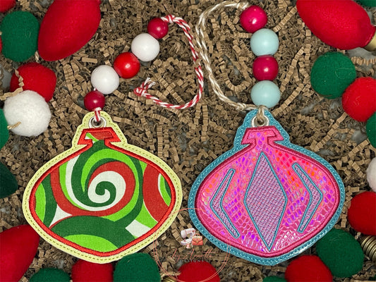 Retro Applique' Ornament