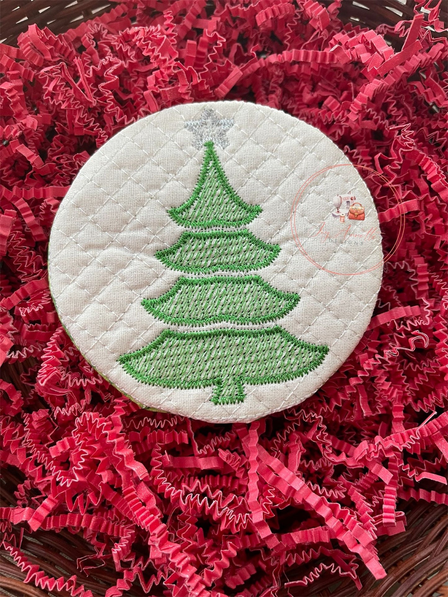 Retro Tree Coaster Set