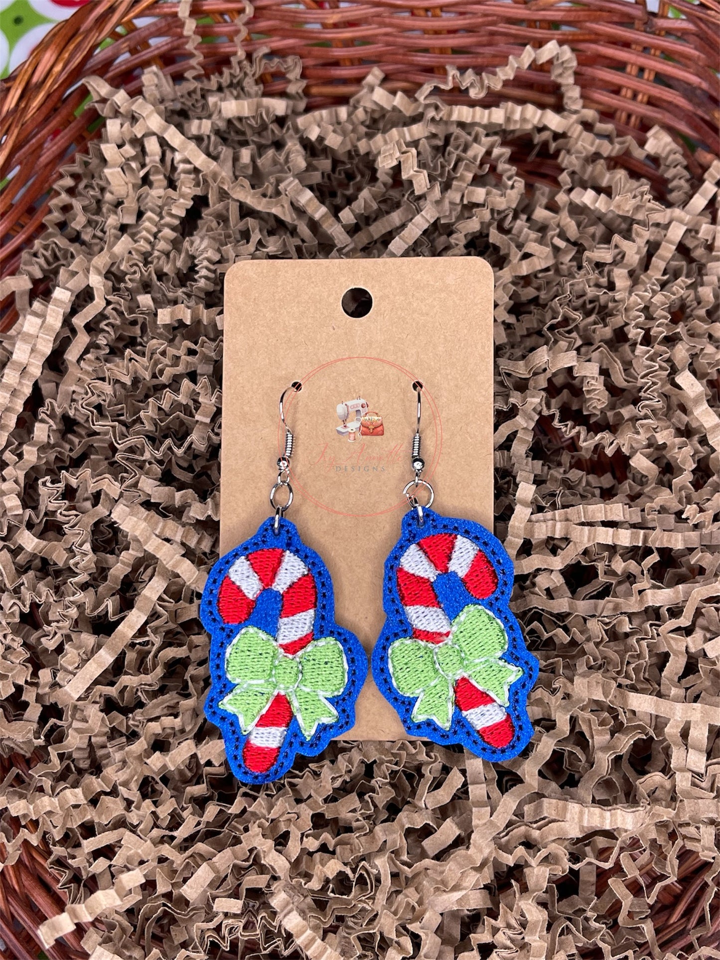 Candy Cane Earrings