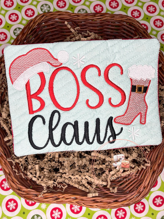 Boss Claus Mug Rug