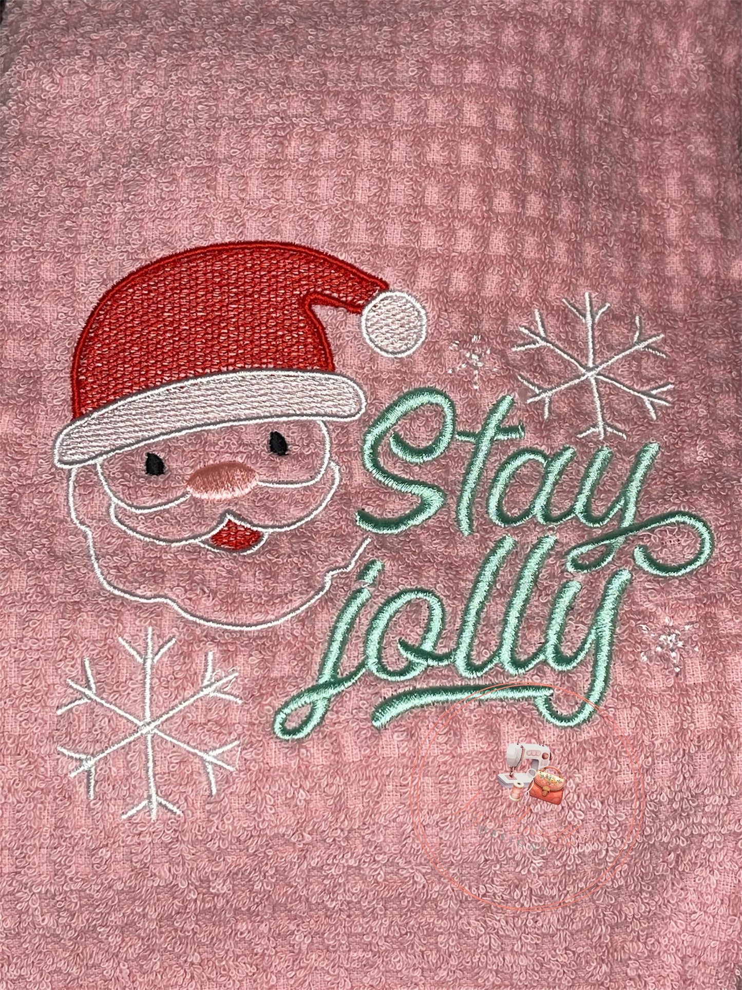 Stay Jolly Embroidery Design