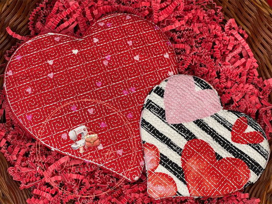 Quilted Heart Coaster