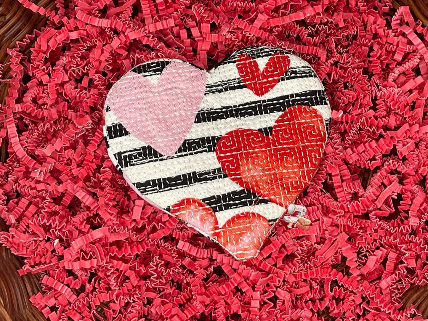 Quilted Heart Coaster