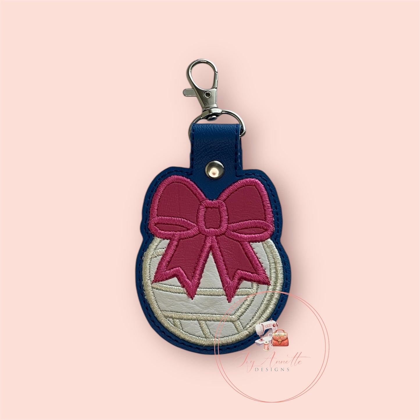 Bow Volleyball Snap Tab