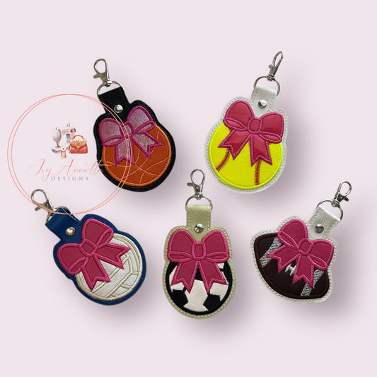 Bow Sports Balls Snap Tab Set