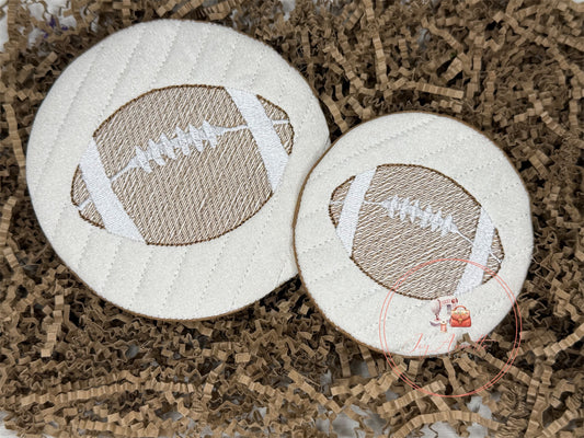 Football Round Coasters