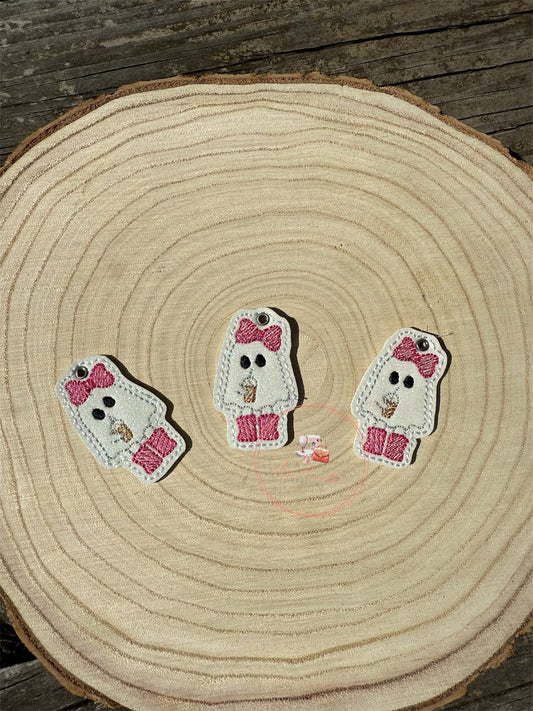 Boogie Ghost Feltie or Charm