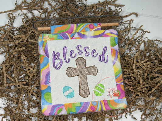 Blessed Square Mini Quilt