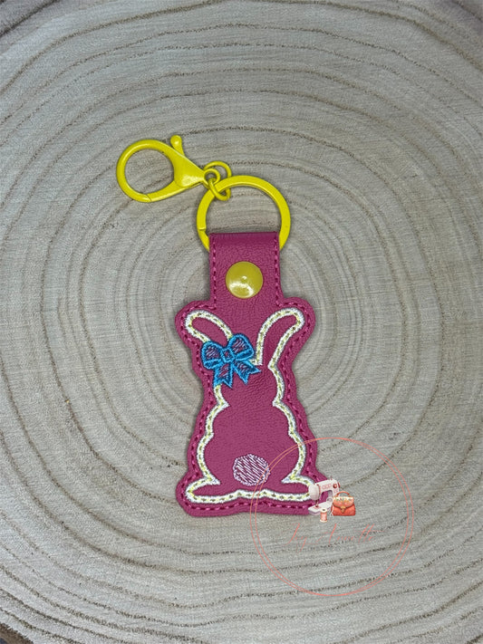 Bow Bunny Snap Tab