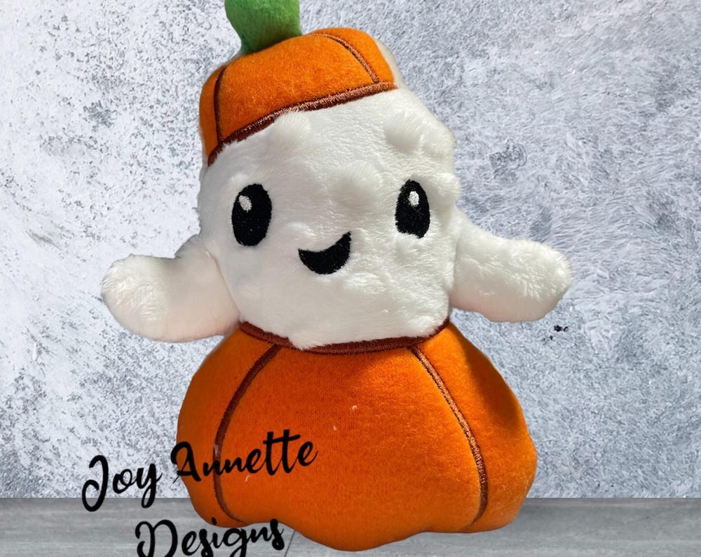 Ghost In The Pumpkin Plushie